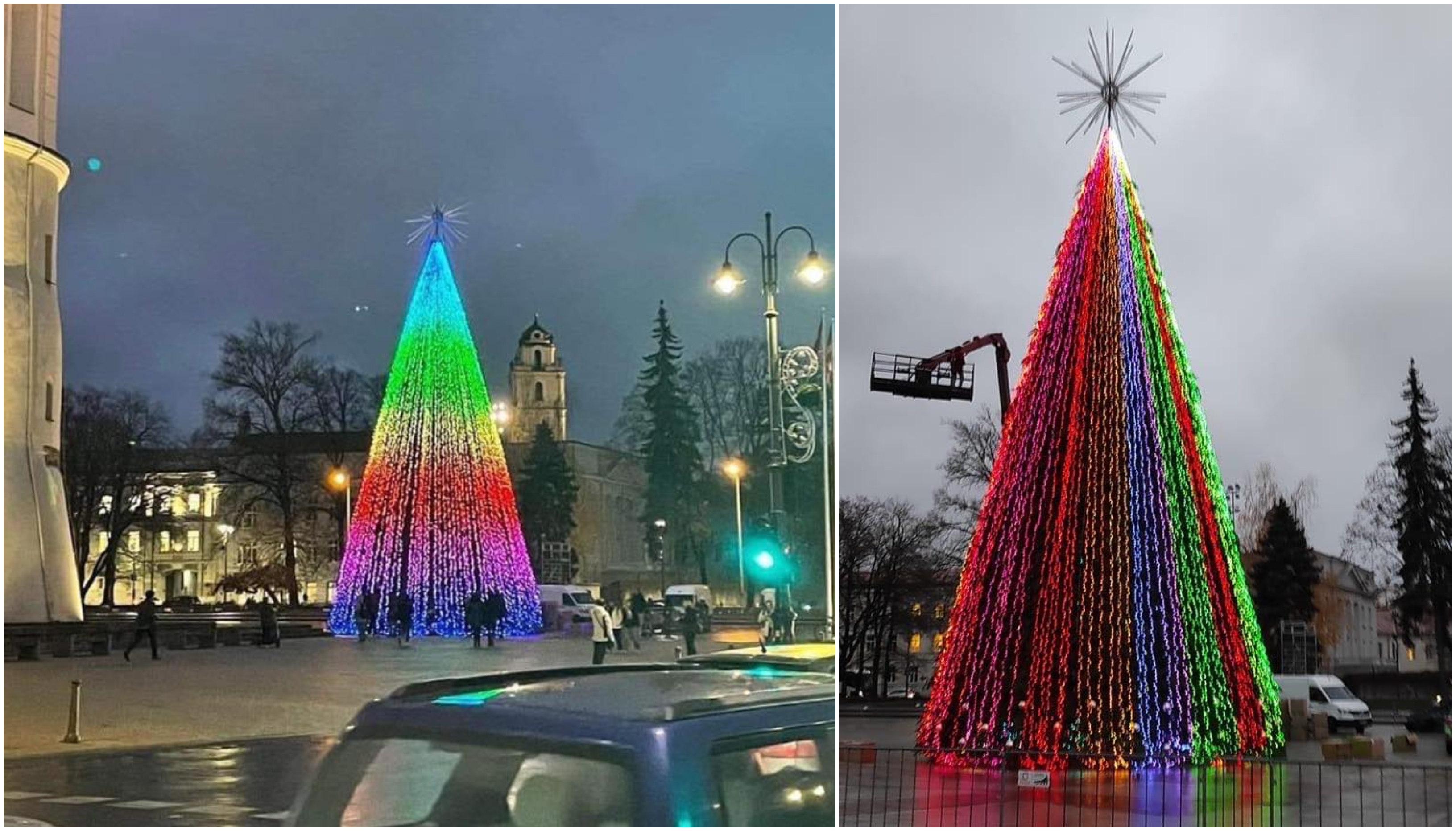 Etter skuffelsens sukk i juletreet i Vilnius, svaret kommunen: dette er bare begynnelsen