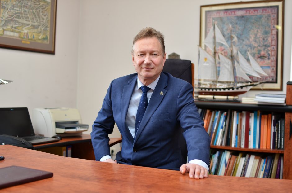 Kamerat av V. Grubliauskas A. Razbadauskas vil være leder av listen over Klaipėda-konservative