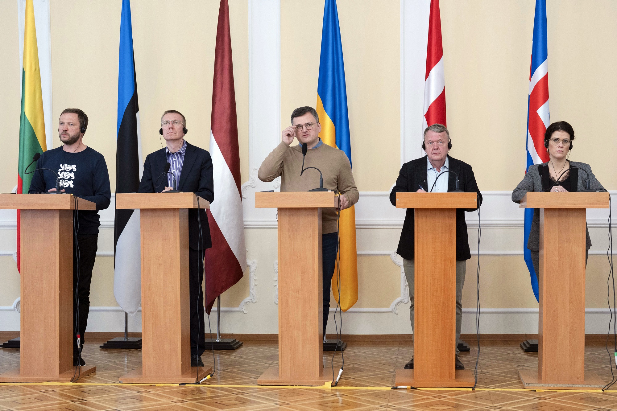 Statsoverhoder og utenriksministre besøkte Ukraina for å vise sin støtte