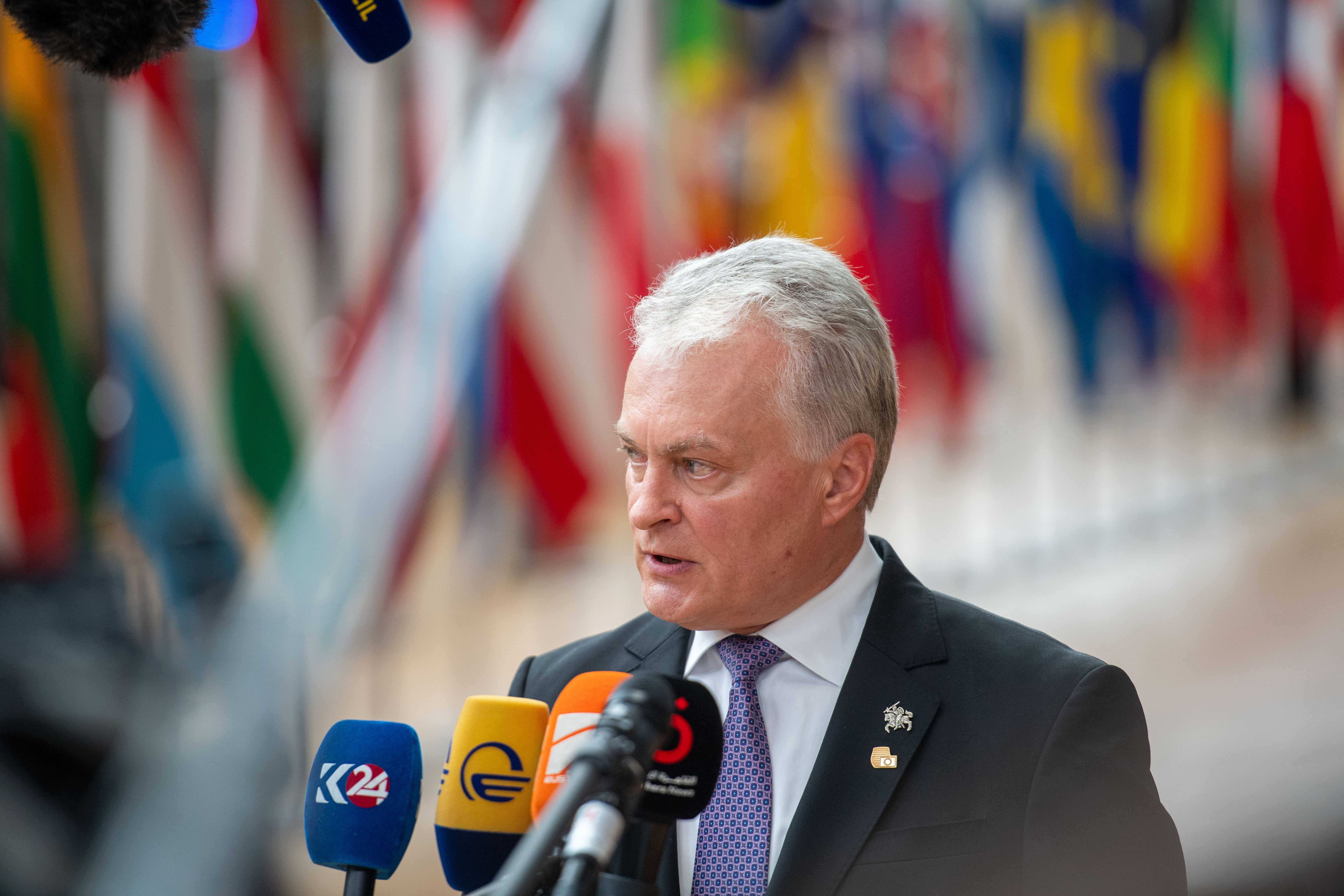 G. Nausėda: La comparsa di “Wagner” in Bielorussia aumenta l’insicurezza, la Lituania sta monitorando la situazione