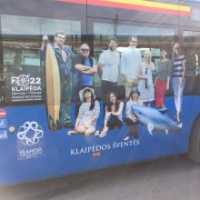 Į Klaipėdos gatves išriedėjo „kultūringi“ autobusai