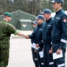 Kursantai įveikė dar vieną sunkų išbandymą