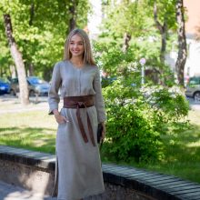 Tarptautinio grožio konkurso laureatė: lino drabužiai puikiai reprezentuoja Lietuvą