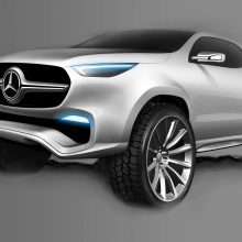 „Mercedes-Benz“ pristatė pirmąjį X klasės pikapą