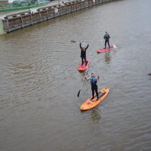 Klaipėdiečių iššūkis – plaukimas Danės upe