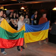 Kaune ukrainiečiai uždainavo ir lietuviškai