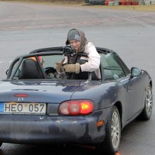 Kačerginėje, Nemuno žiedo lenktynių trasoje vyko bėgimas „Pagauk Valentiną“.