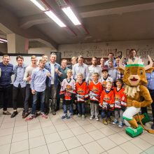 „Kaunas Hockey“ į pirmąjį susitikimą subūrė esamus ir būsimus ledo ritulio mėgėjus