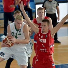 Lietuvos šešiolikmečiai krepšininkai Europos pirmenybes pradėjo pralaimėjimu
