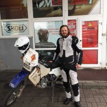 Keliautojas motociklu K. Košys sėkmingai pasiekė Hurgadą