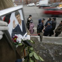 Rusija ir pasaulis atsisveikino su nužudytu Kremliaus kritiku B. Nemcovu