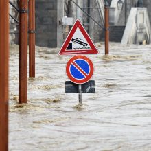 Sumaištis Italijoje: potvyniai galėjo nusinešti žmogaus gyvybę