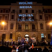 Lenkijos Seime – protestai prieš žiniasklaidos suvaržymus