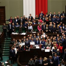 Lenkijos Seime – protestai prieš žiniasklaidos suvaržymus