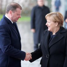 A. Merkel žada paramą, bet nekalba apie Astravo AE blokavimą