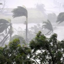 Ciklono nuniokota Australija primena karo zoną