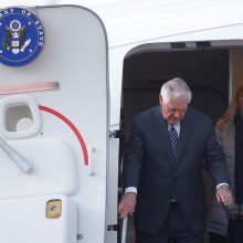 R. Tillersonas atvyko Maskvą aptarti Sirijos konflikto