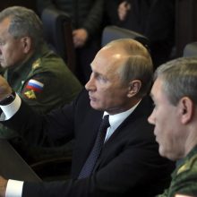 V. Putinas Leningrado srityje stebės pagrindinį pratybų „Zapad“ etapą