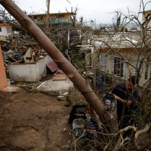 Iš uragano nuniokoto Puerto Riko evakuojami tūkstančiai žmonių