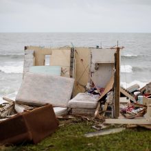 Iš uragano nuniokoto Puerto Riko evakuojami tūkstančiai žmonių