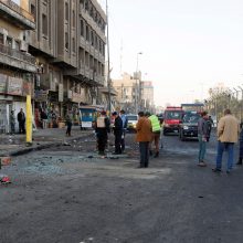 Dvigubo sprogdinimo Bagdade aukų padaugėjo iki 38