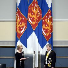 Suomijos prezidentas S. Niinisto prisaikdintas antrai kadencijai