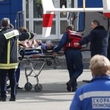 Maskvoje užsidegė prekybos centras, yra žuvusiųjų