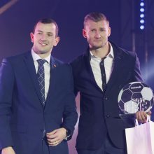 Geriausiu Lietuvos futbolininku antrus metus iš eilės išrinktas F. Černychas
