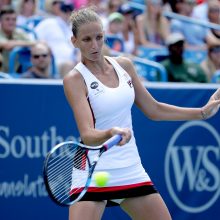 Čekijos tenisininkė WTA turnyre sutriuškino olimpinę vicečempionę
