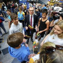 Lietuvoje metus mokęsi vaikai iš Ukrainos grįžta namo