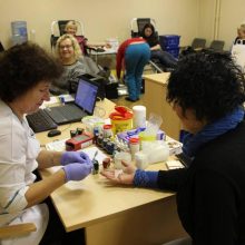 Klaipėdos savivaldybės darbuotojai aukojo kraujo
