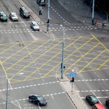Sostinės gatvėse – naujos Lietuvoje saugaus eismo priemonės