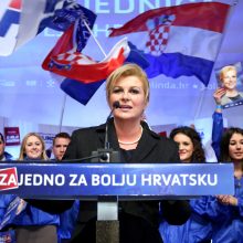 Kroatijos prezidentė K. Grabar-Kitarovič – mergina iš kaimo