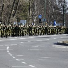 Sukaktį kariai paminėjo bėgimu