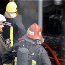 Klaipėdos pakraštyje esančioje įmonėje kilo gaisras