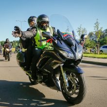 Į vilties žygį leidosi daugiau nei šimtas motociklininkų