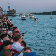 Laivų paradas vainikavo šventinių renginių kupiną Klaipėdos dieną