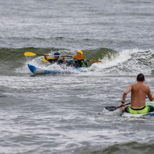 Prie šiaurinio molo – vandens sporto pamokos ir linksmybės