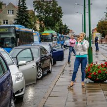 Klaipėdoje per valandą iškrito trečdalis mėnesio kritulių normos