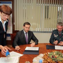 Pasirašyta Klaipėdos savivaldybės ir Klaipėdos apskrities Vyriausiojo policijos komisariato bendradarbiavimo sutartis
