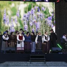 Joninių šventė – naujame skvere: nuo tradicinių dainų iki efektingo ugnies šou