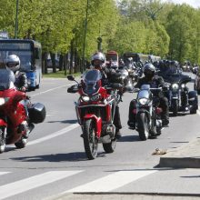 Pajūrio baikeriai atidarė sezoną: suvažiavo daugiau nei pusė tūkstančio