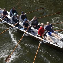 Dangėje – modernių vikingų valčių varžybos