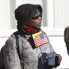 JAV kariškiai aplankė globos namų auklėtinius