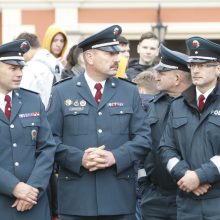 Uostamiestyje policininkai pakvietė švęsti kartu