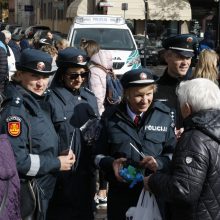 Uostamiestyje policininkai pakvietė švęsti kartu