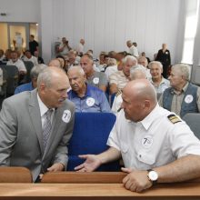 Lietuvos aukštosios jūreivystės mokyklos jubiliejuje – alumnų desantas