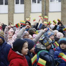 Mažieji patriotai jau atšventė Nepriklausomybės dieną