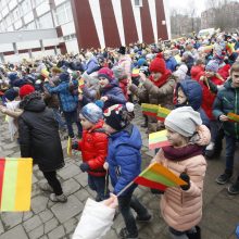 Mažieji patriotai jau atšventė Nepriklausomybės dieną