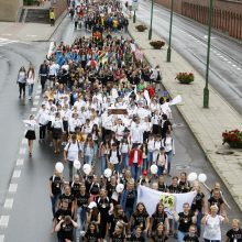 Tūkstančiai choristų nuspalvino uostamiesčio gatves